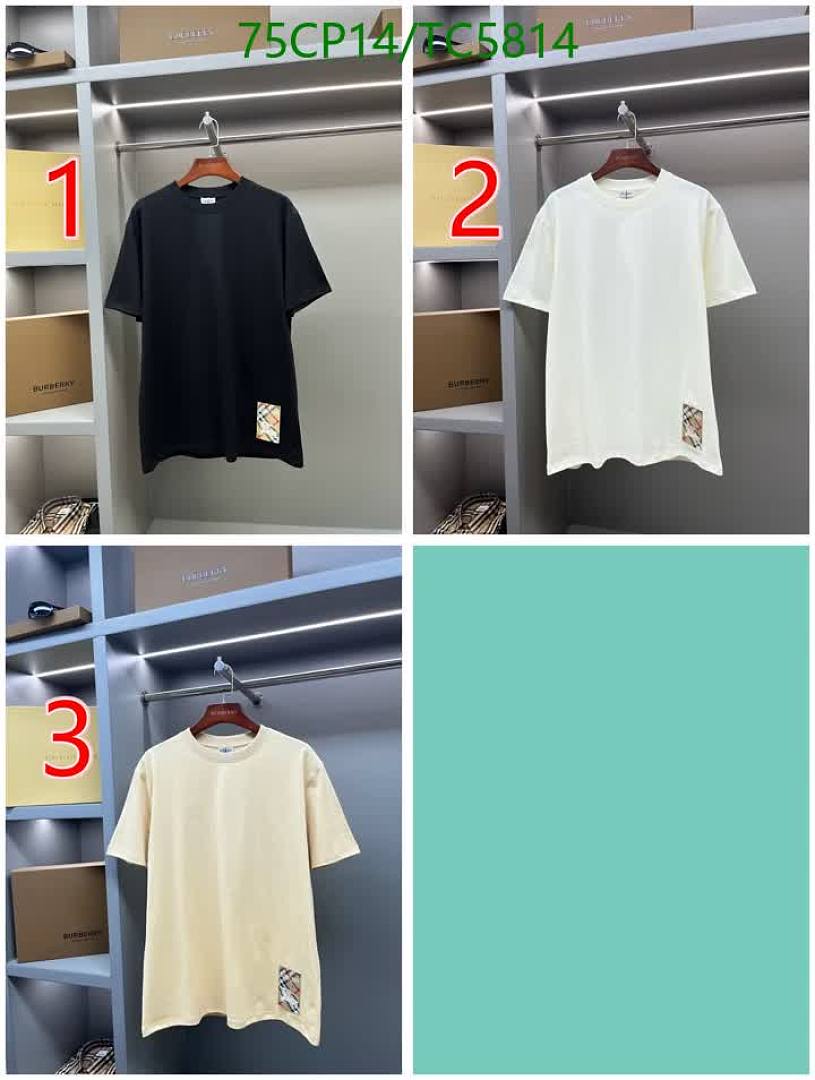 Burberry-Clothing Code: TC5814 $: 75USD