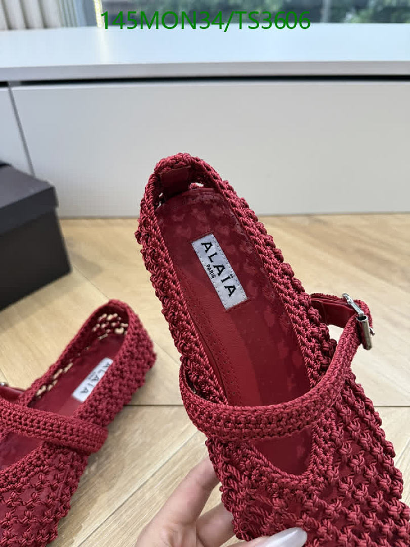 Alaia-Women Shoes Code: TS3606 $: 145USD