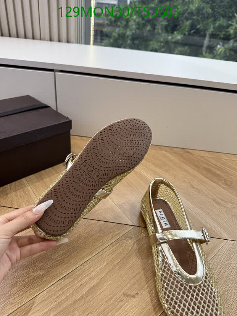Alaia-Women Shoes Code: TS3603 $: 129USD