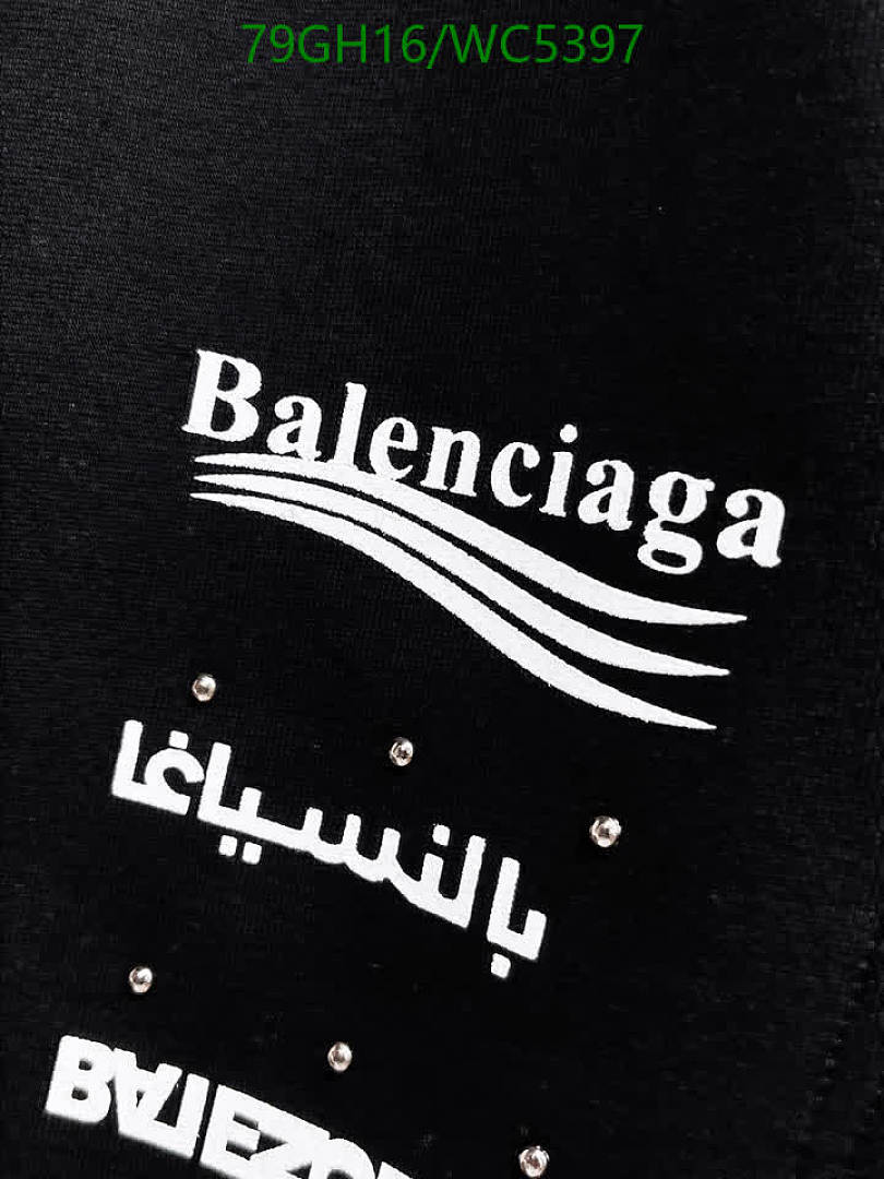 Balenciaga-Clothing Code: WC5397 $: 79USD