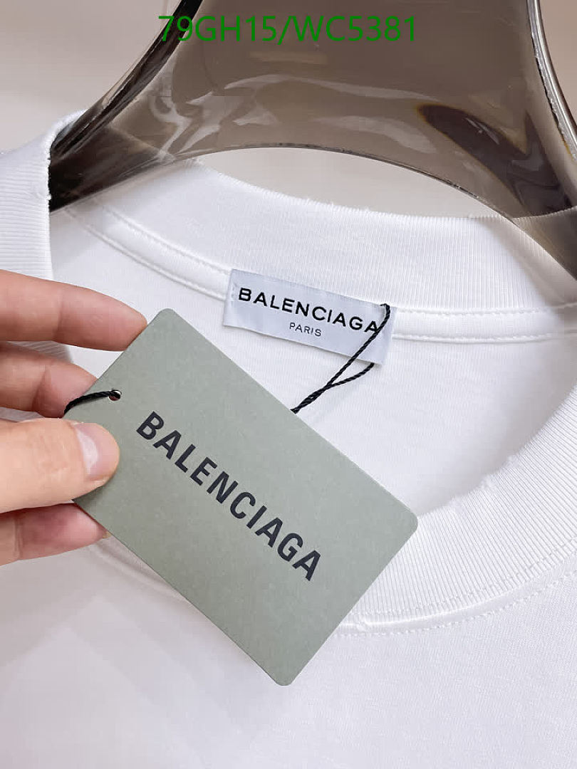 Balenciaga-Clothing Code: WC5381 $: 79USD