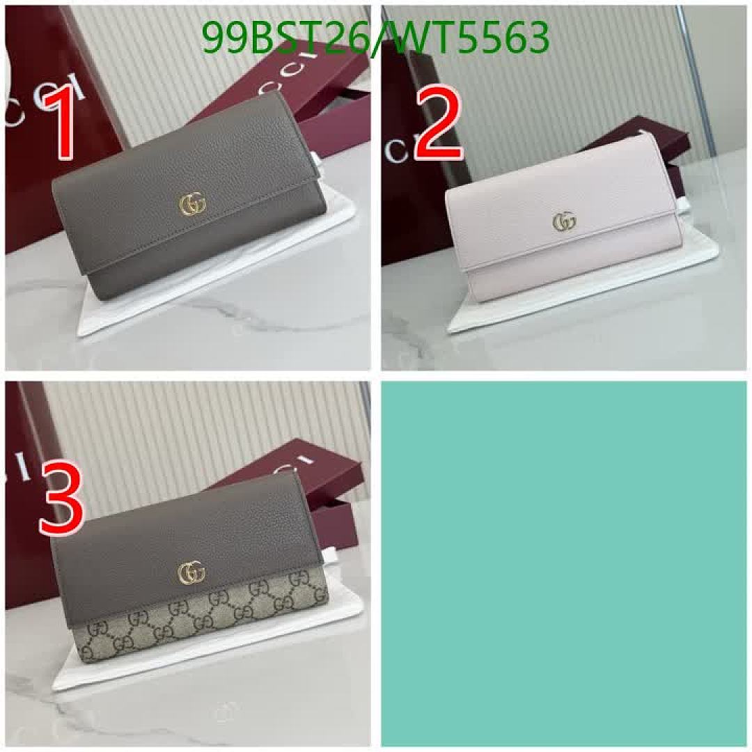 Gucci-Wallet Mirror Quality Code: WT5563 $: 99USD