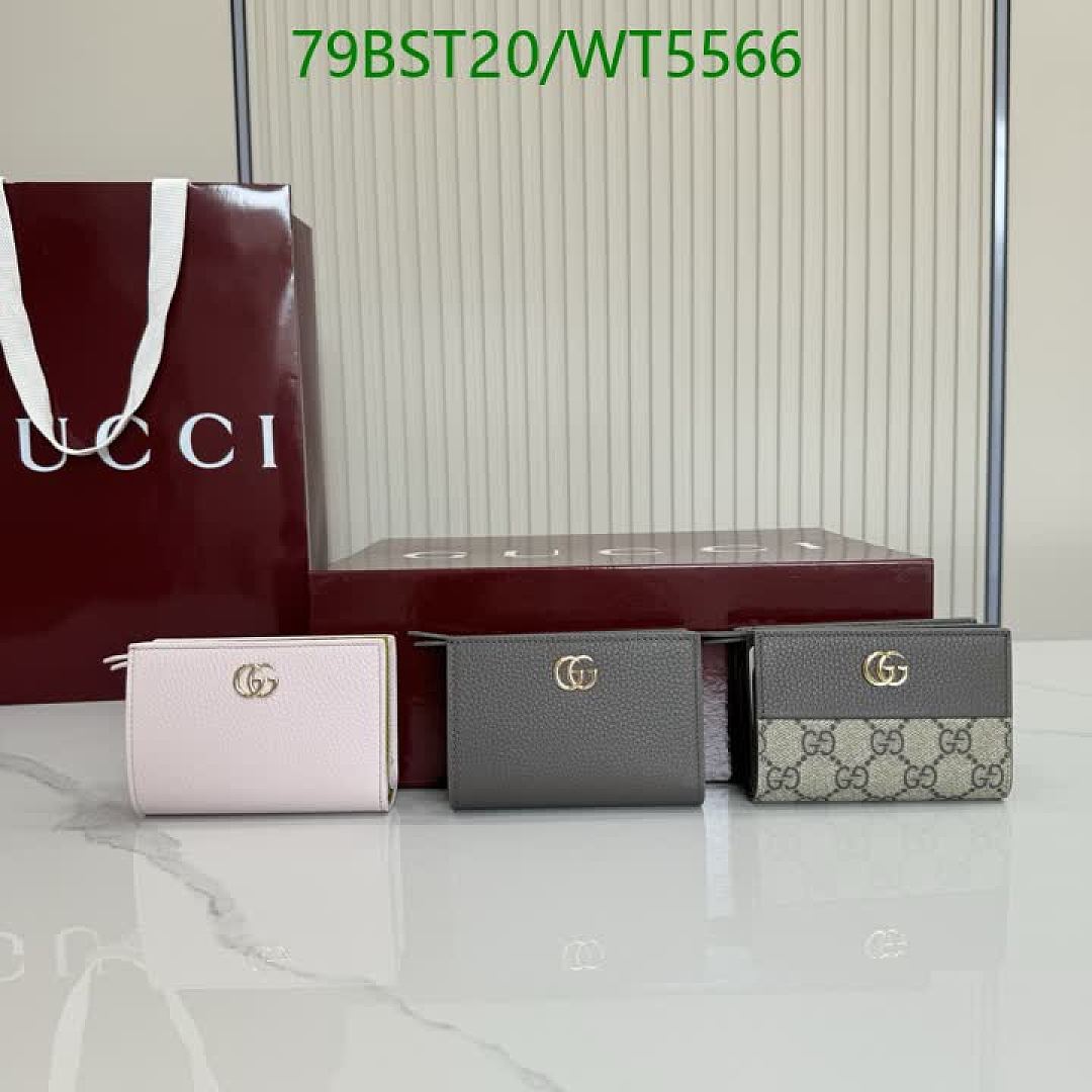 Gucci-Wallet Mirror Quality Code: WT5566 $: 79USD