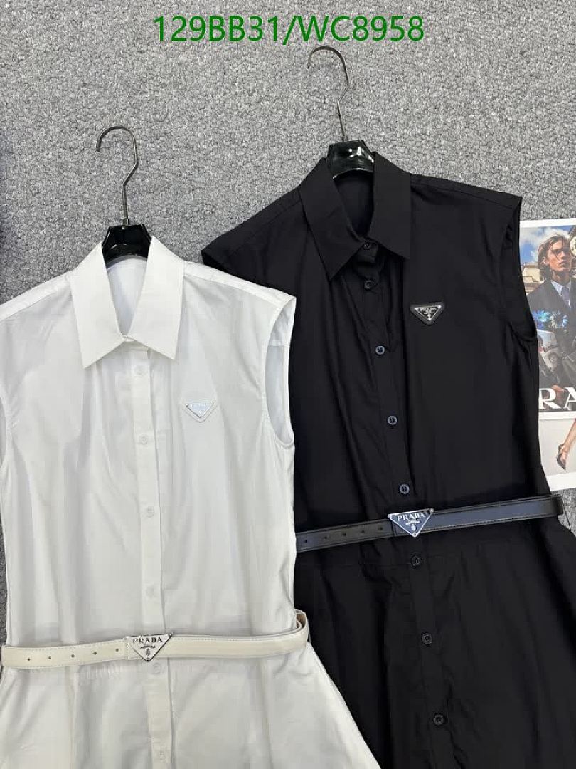 Prada-Clothing Code: WC8958 $: 129USD