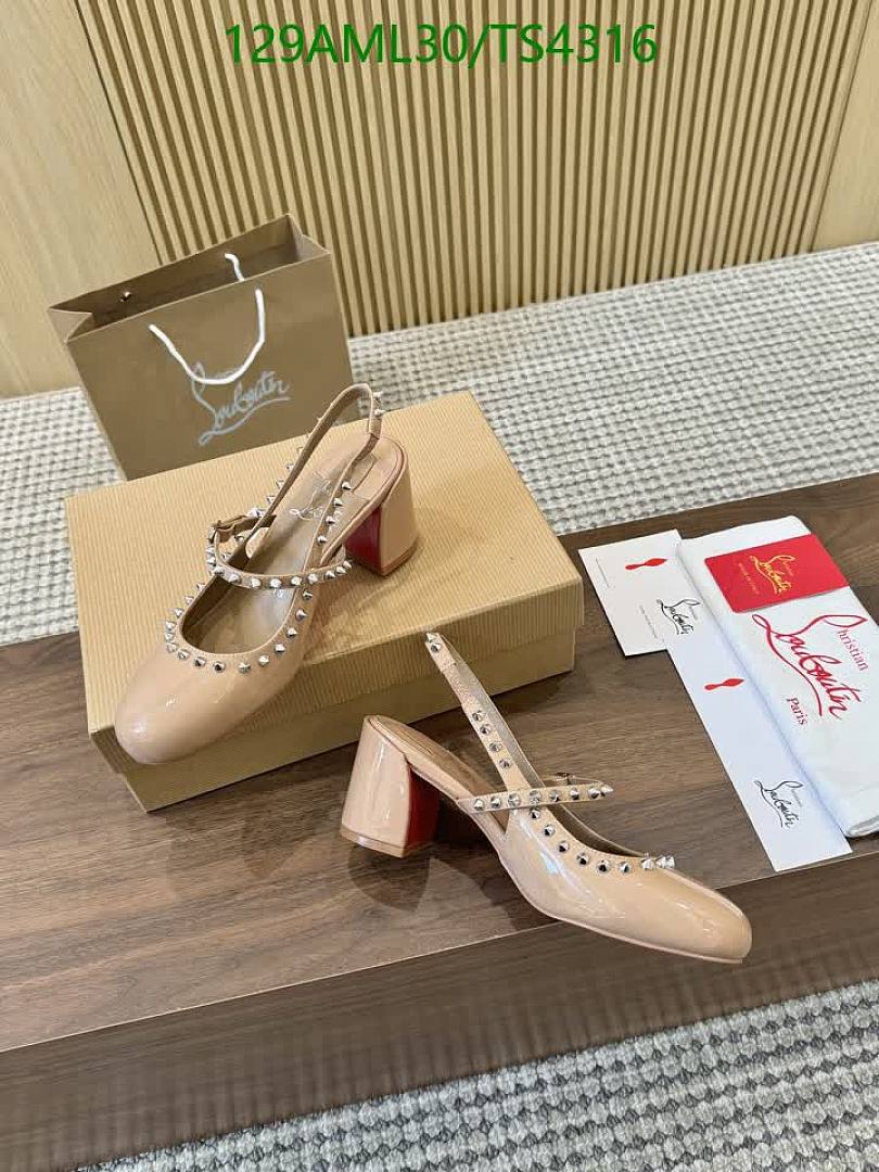 Christian Louboutin-Women Shoes Code: TS4316 $: 129USD