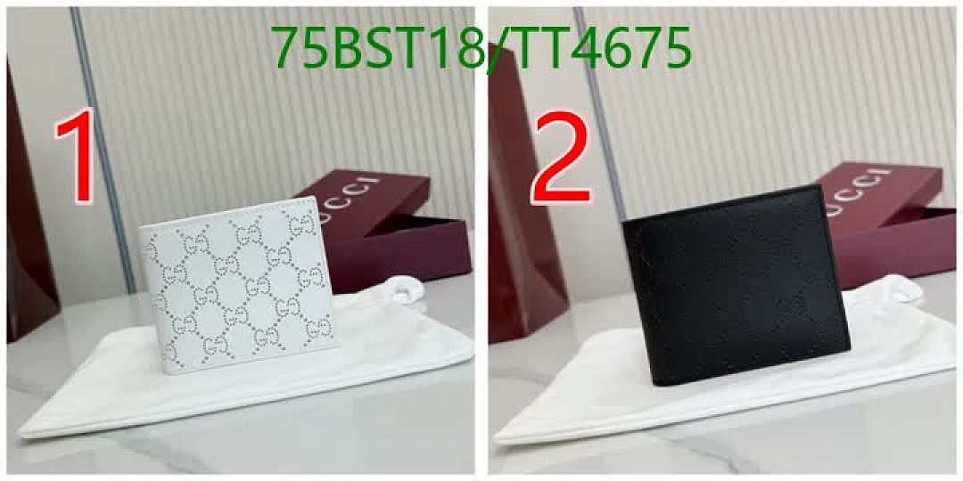 Gucci-Wallet Mirror Quality Code: TT4675 $: 75USD