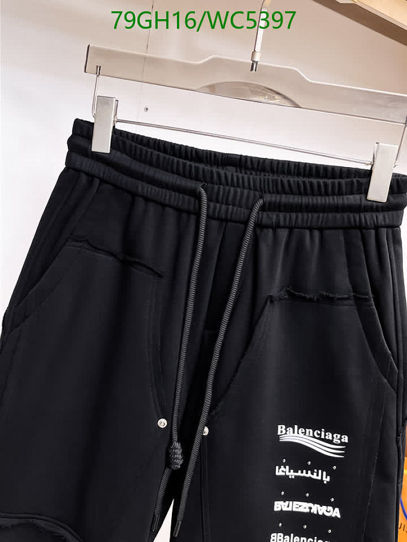 Balenciaga-Clothing Code: WC5397 $: 79USD