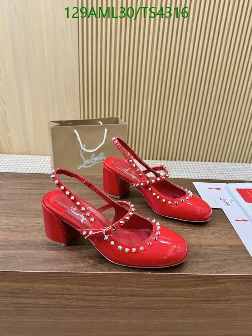 Christian Louboutin-Women Shoes Code: TS4316 $: 129USD