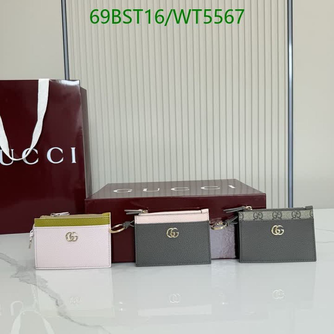 Gucci-Wallet Mirror Quality Code: WT5567 $: 69USD