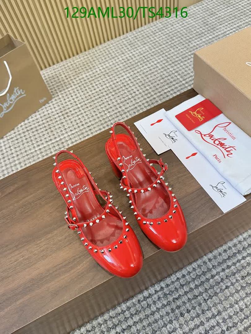 Christian Louboutin-Women Shoes Code: TS4316 $: 129USD