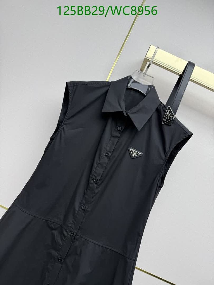 Prada-Clothing Code: WC8956 $: 125USD