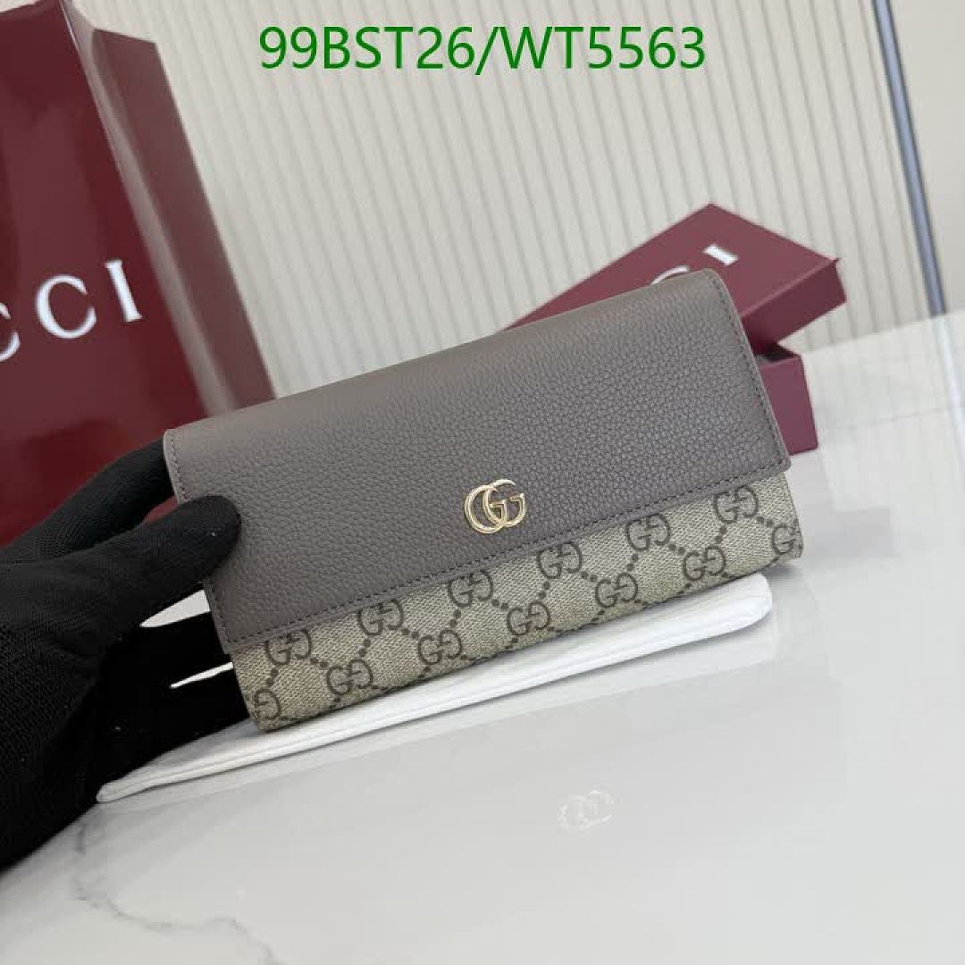 Gucci-Wallet Mirror Quality Code: WT5563 $: 99USD