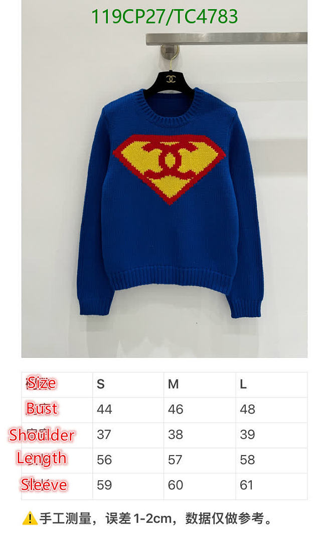 Chanel-Clothing Code: TC4783 $: 119USD