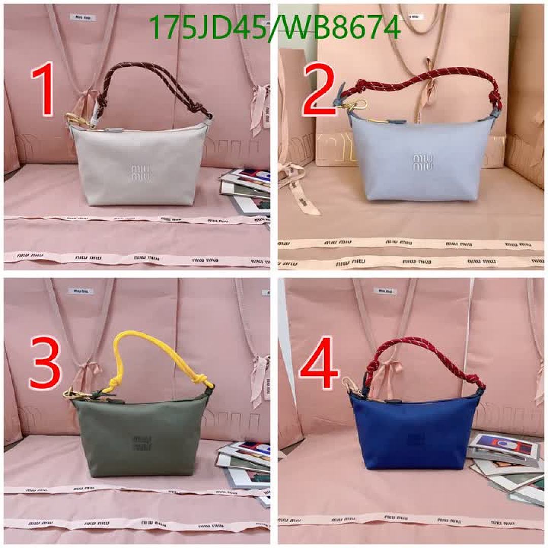 Miu Miu-Bag-Mirror Quality Code: WB8674 $: 175USD