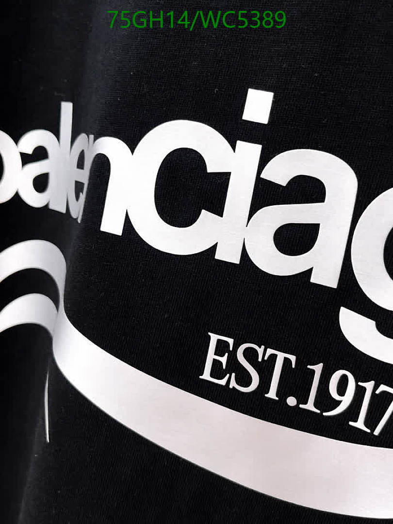 Balenciaga-Clothing Code: WC5389 $: 75USD