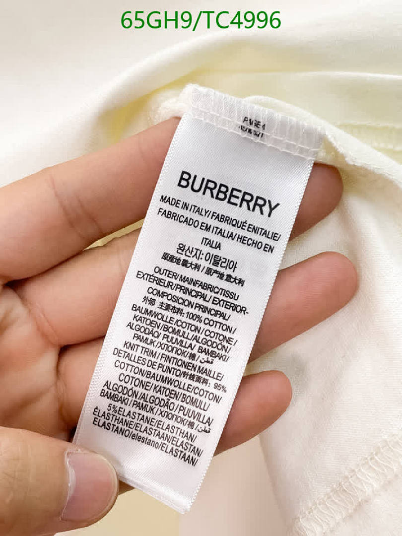 Burberry-Clothing Code: TC4996 $: 65USD