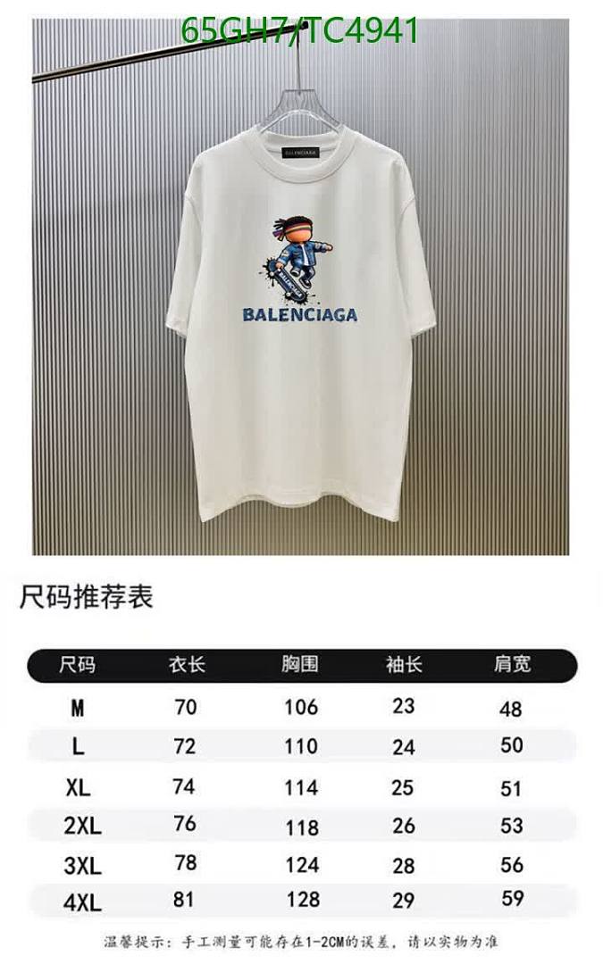 Balenciaga-Clothing Code: TC4941 $: 65USD