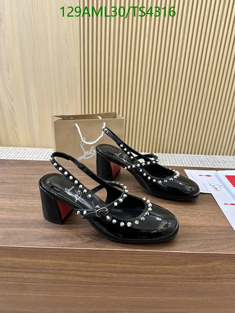 Christian Louboutin-Women Shoes Code: TS4316 $: 129USD