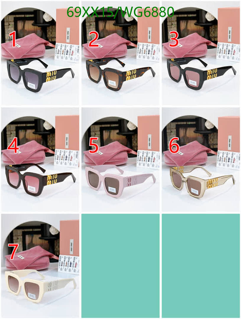 Miu Miu-Glasses Code: WG6880 $: 69USD