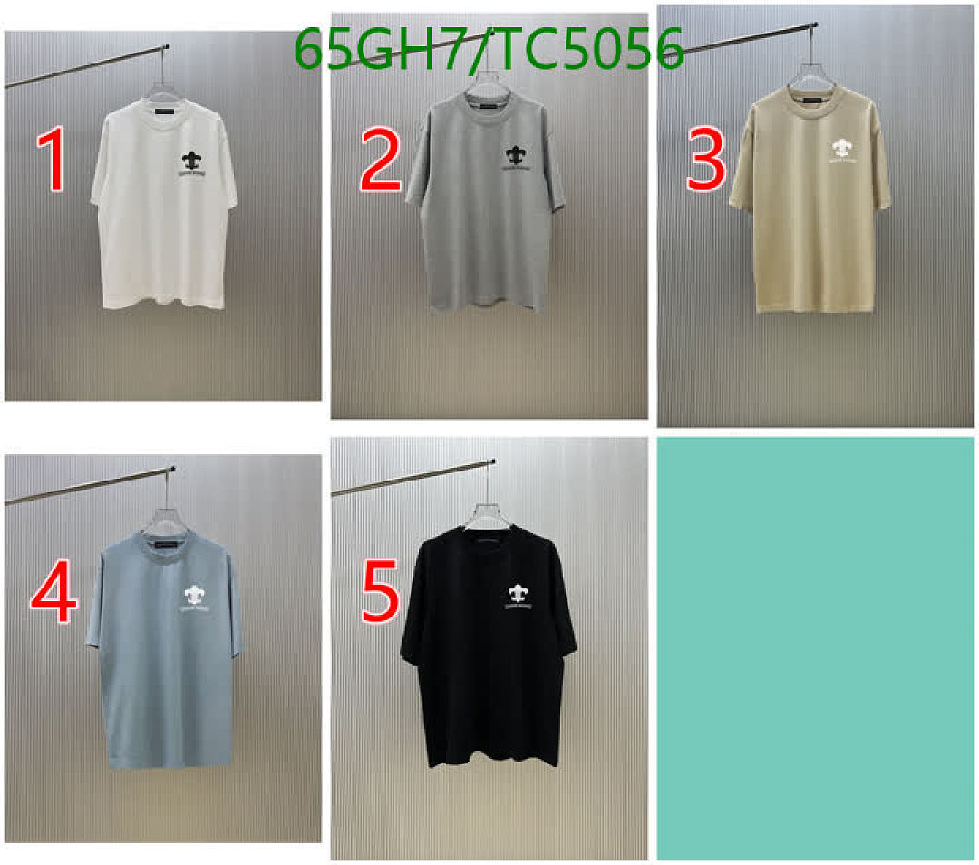 Chrome Hearts-Clothing Code: TC5056 $: 65USD
