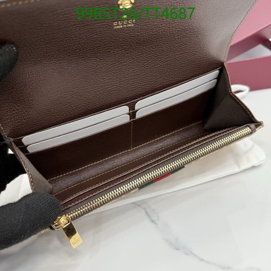 Gucci-Wallet Mirror Quality Code: TT4687 $: 99USD