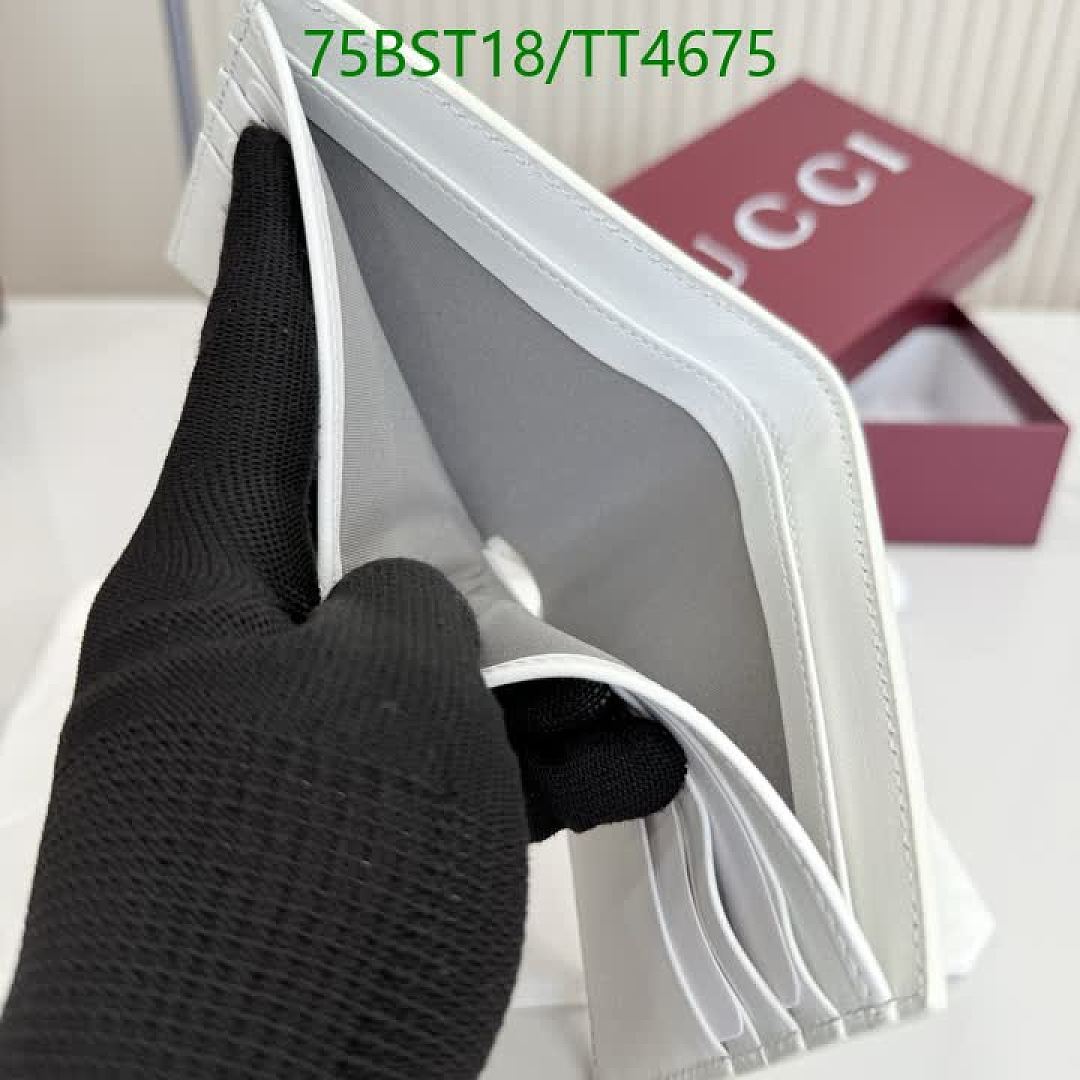 Gucci-Wallet Mirror Quality Code: TT4675 $: 75USD