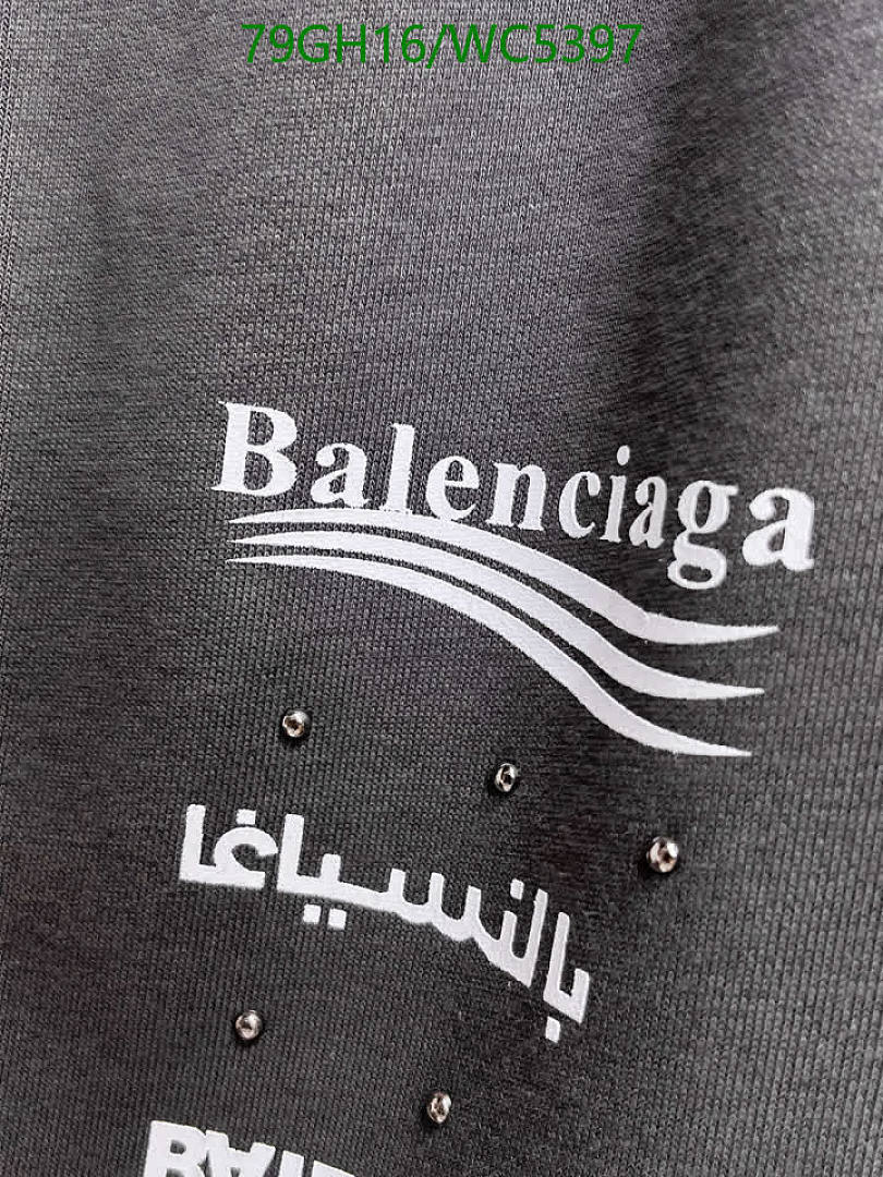 Balenciaga-Clothing Code: WC5397 $: 79USD