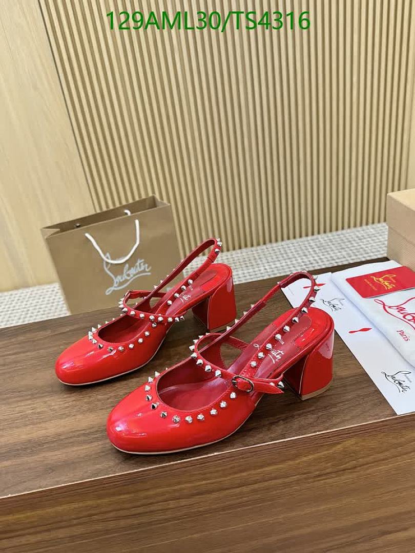 Christian Louboutin-Women Shoes Code: TS4316 $: 129USD