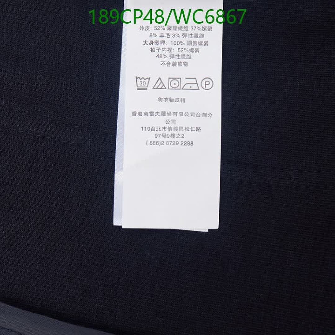 Ralph Lauren-Clothing Code: WC6867 $: 189USD