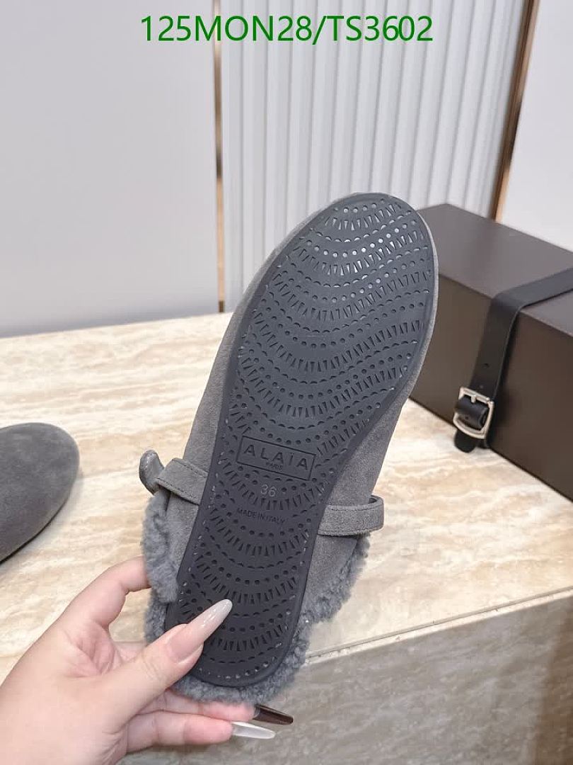 Alaia-Women Shoes Code: TS3602 $: 125USD