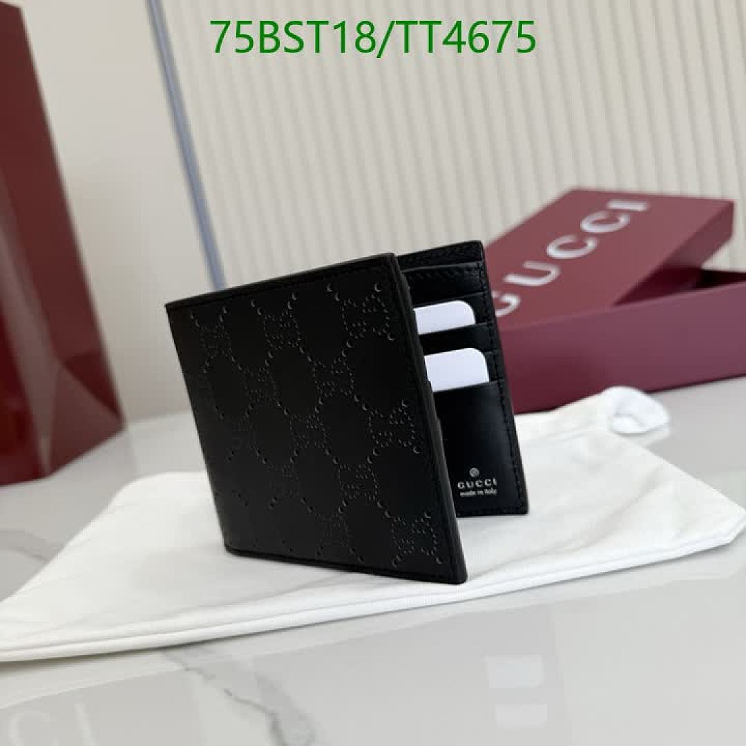 Gucci-Wallet Mirror Quality Code: TT4675 $: 75USD