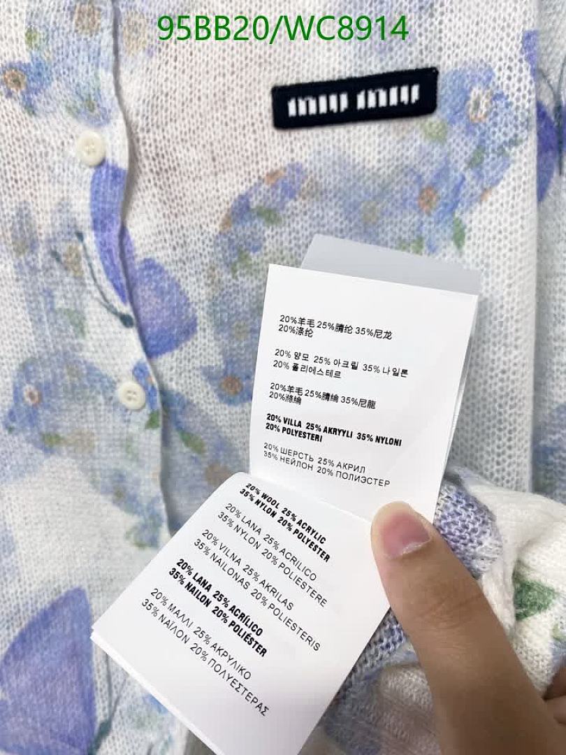 Miu Miu-Clothing Code: WC8914 $: 95USD