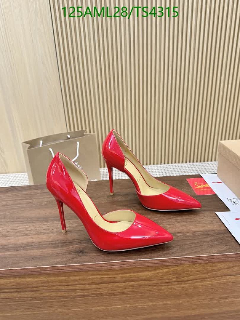 Christian Louboutin-Women Shoes Code: TS4315 $: 125USD