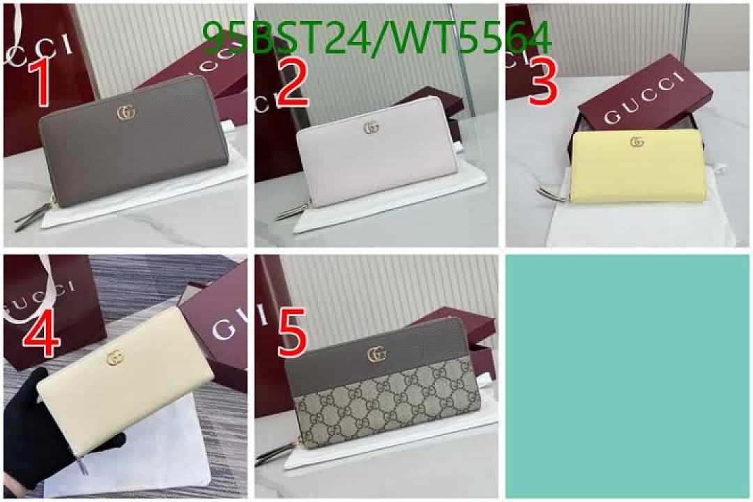Gucci-Wallet Mirror Quality Code: WT5564 $: 95USD