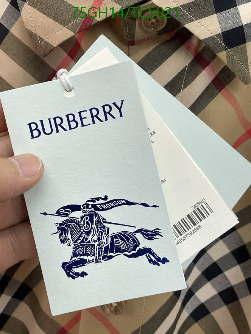 Burberry-Clothing Code: TC5021 $: 75USD