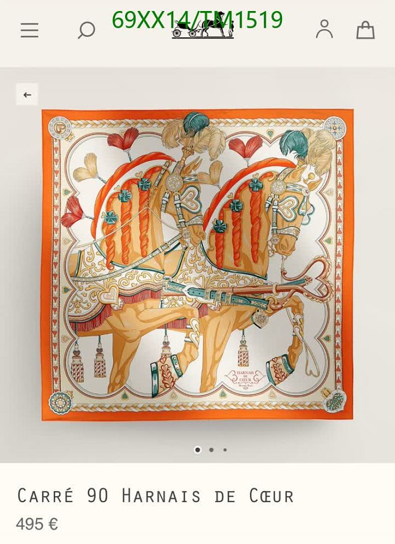 Hermes-Scarf Code: TM1519 $: 69USD