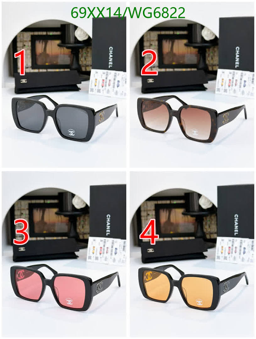 Chanel-Glasses Code: WG6822 $: 69USD