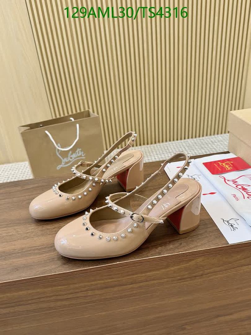 Christian Louboutin-Women Shoes Code: TS4316 $: 129USD