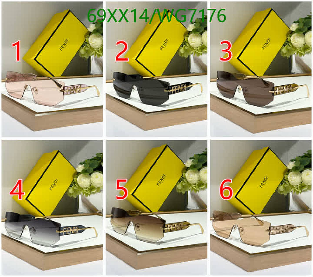Fendi-Glasses Code: WG7176 $: 69USD
