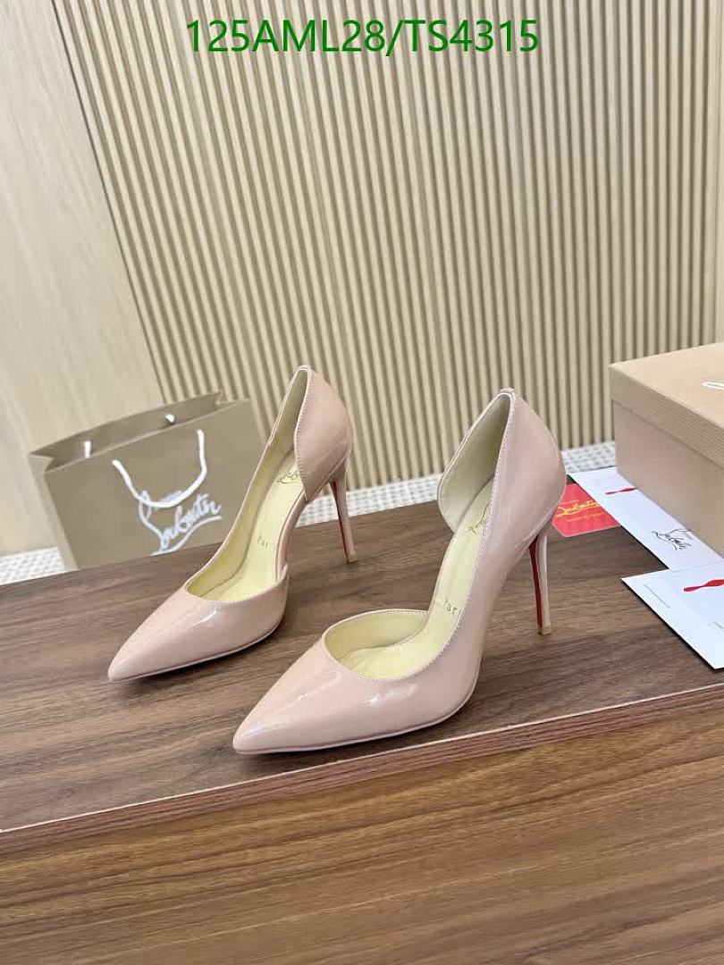 Christian Louboutin-Women Shoes Code: TS4315 $: 125USD