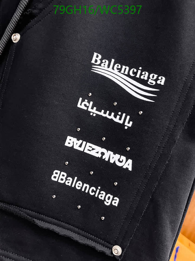 Balenciaga-Clothing Code: WC5397 $: 79USD