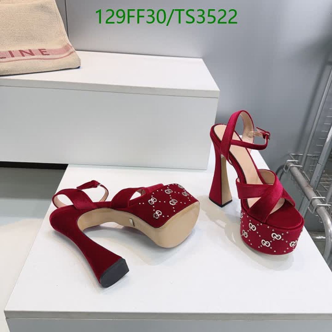 Gucci-Women Shoes Code: TS3522 $: 129USD