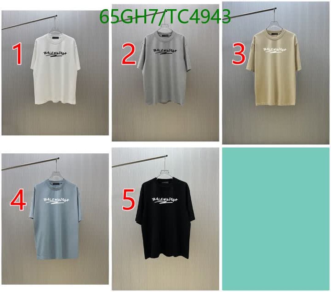 Balenciaga-Clothing Code: TC4943 $: 65USD