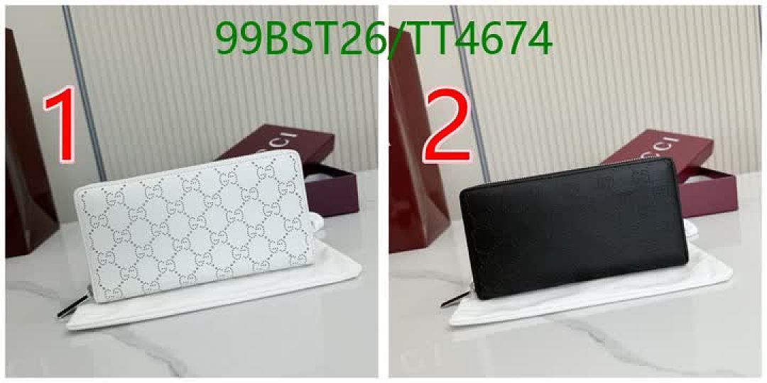 Gucci-Wallet Mirror Quality Code: TT4674 $: 99USD