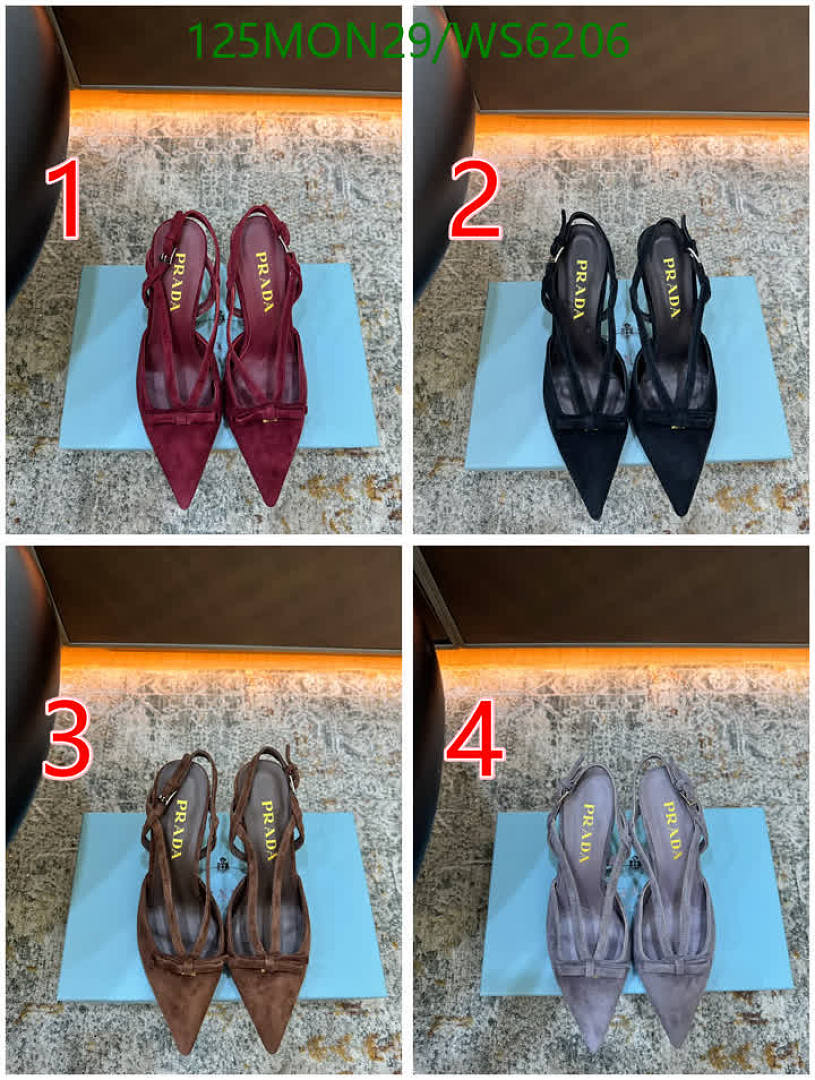 Prada-Women Shoes Code: WS6206 $: 125USD
