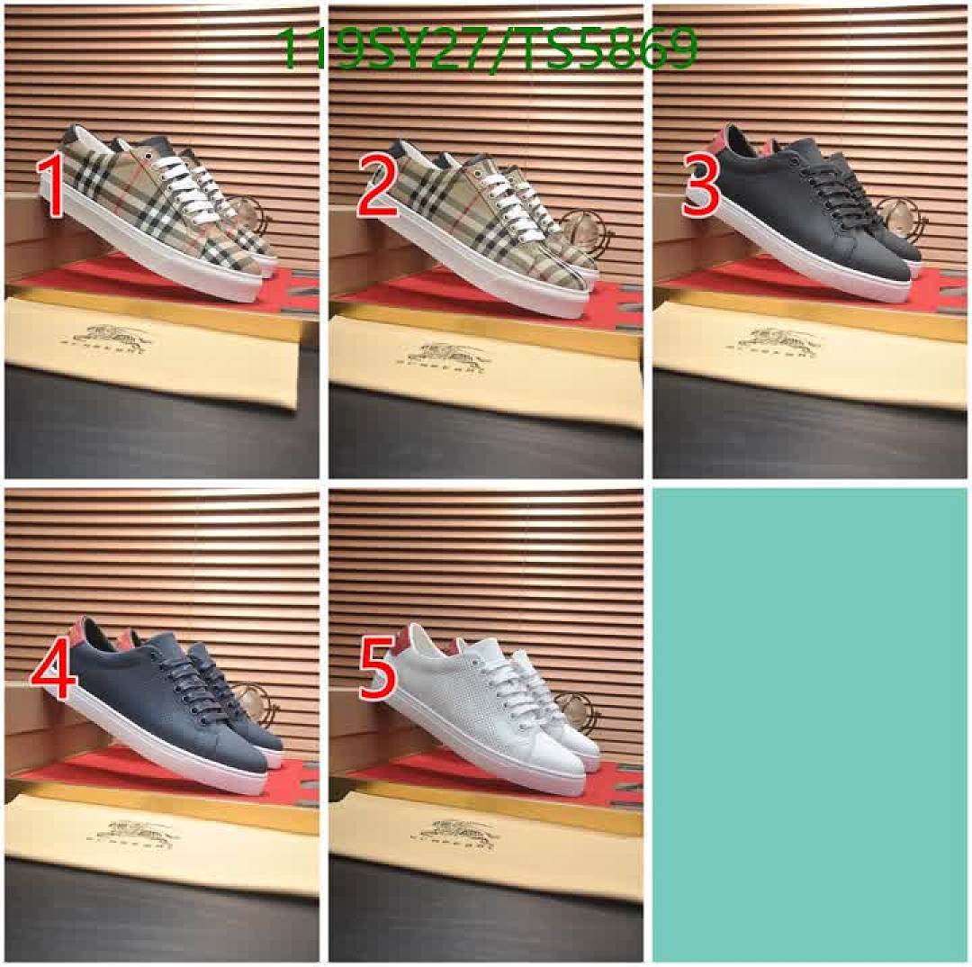 Burberry-Men shoes Code: TS5869 $: 119USD