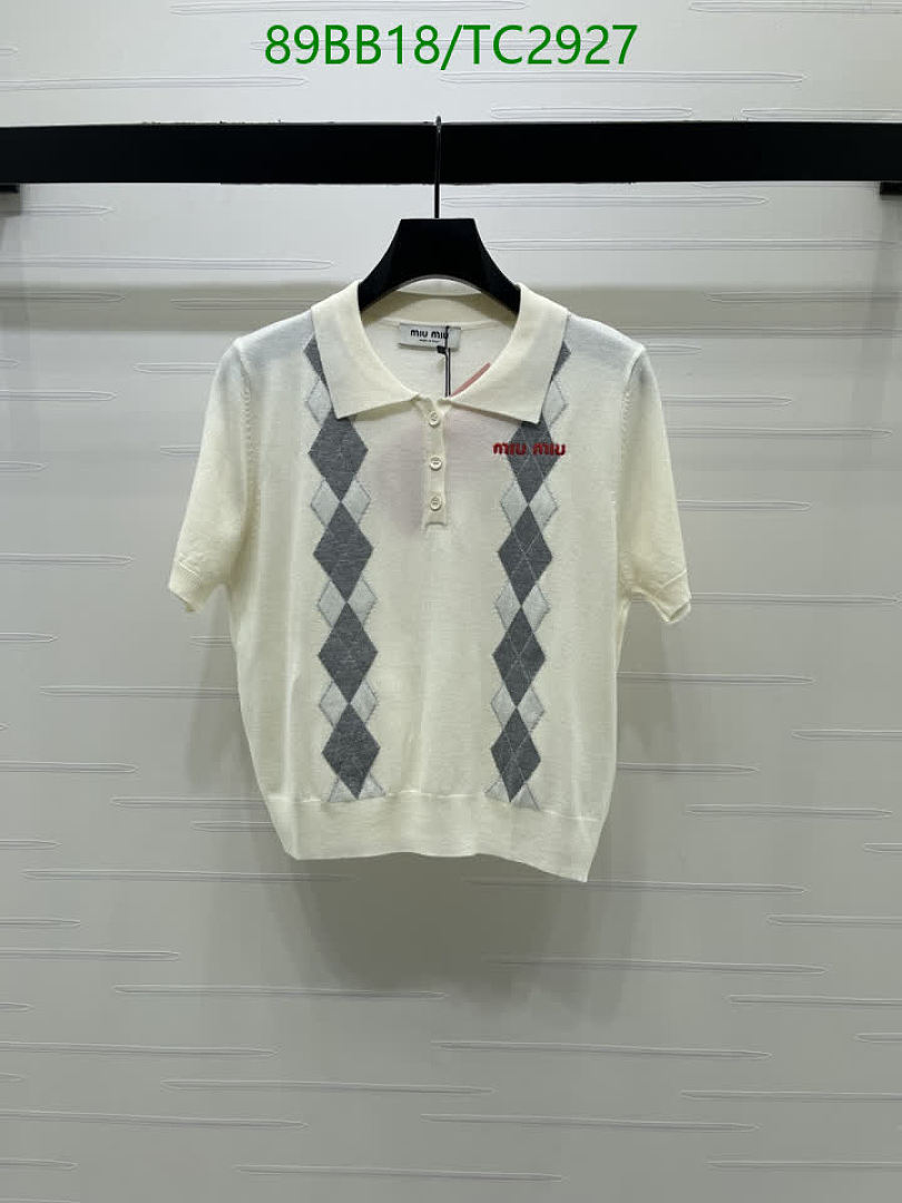 Miu Miu-Clothing Code: TC2927 $: 89USD