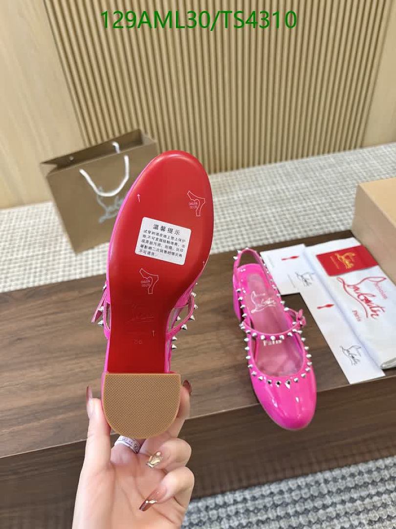 Christian Louboutin-Women Shoes Code: TS4310 $: 129USD
