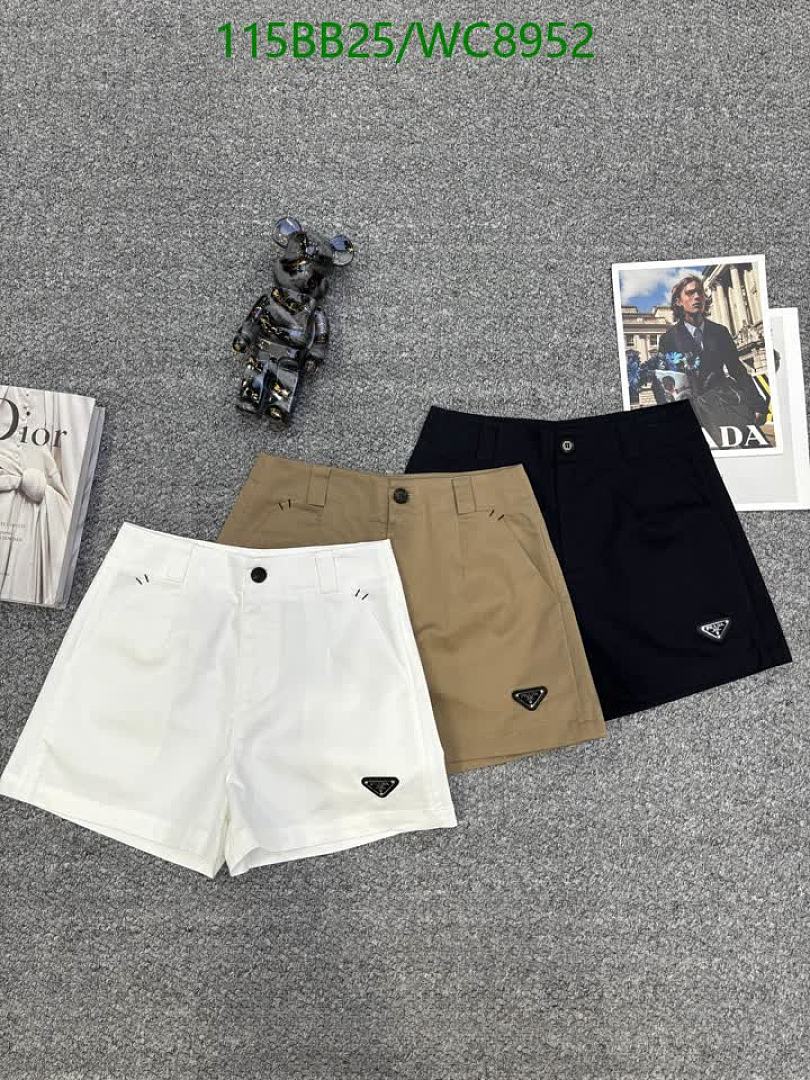 Prada-Clothing Code: WC8952 $: 115USD