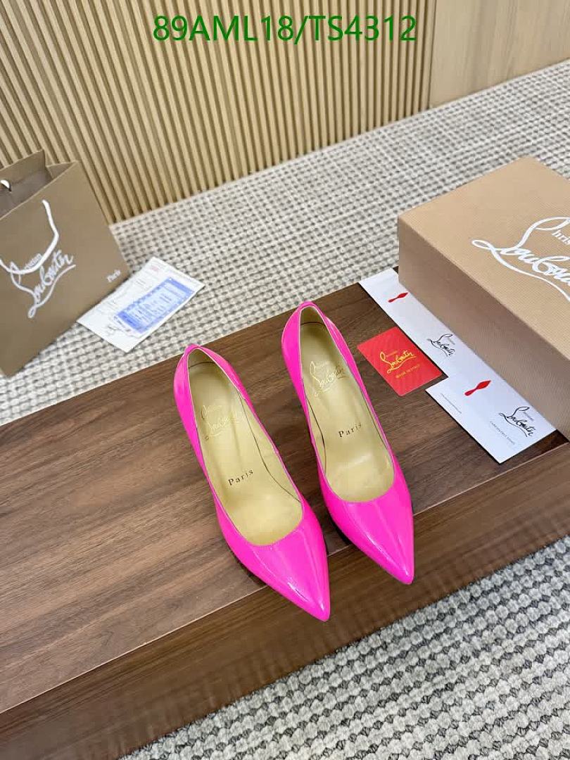 Christian Louboutin-Women Shoes Code: TS4312 $: 89USD